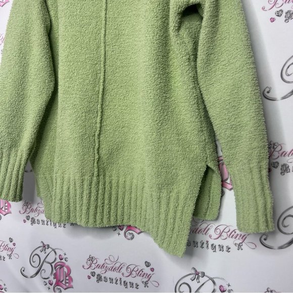 George sweater fuzzy teddy soft loungewear pullover vneck cozy warm teddy π§Έ - Picture 6 of 9